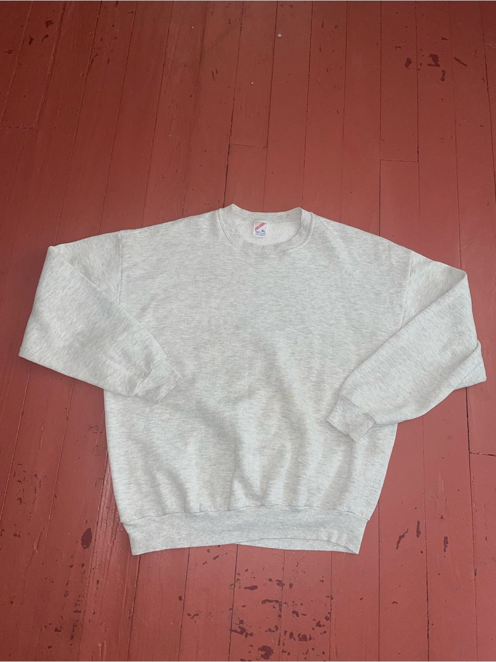 Jerzees Light Gray Crewneck Sweatshirt vintage